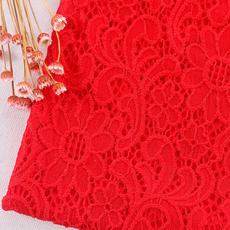 Lace Fabric Bridal Evening Nylon Warp Knit for Bridal Wholesale Suppli 5
